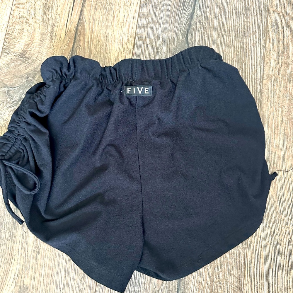 Five Dancewear AXS Black High Tied Athletic shorts